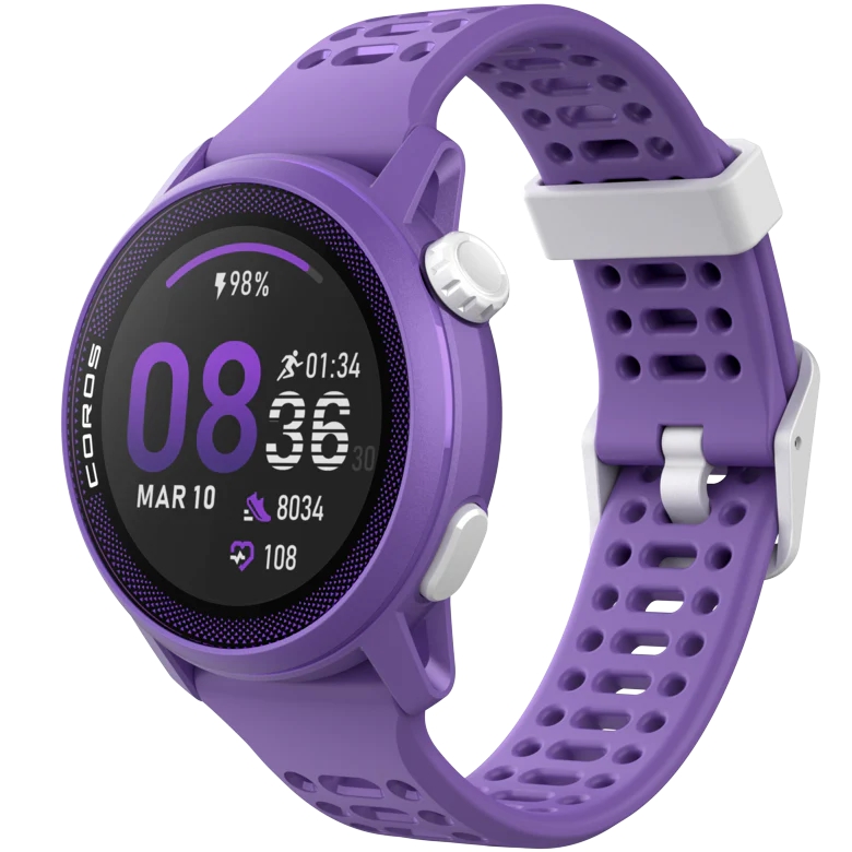 Montre Coros PACE 3 Silicone GPS Sport France Violette | KAU-3466789